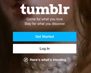 Publish content on Tumblr