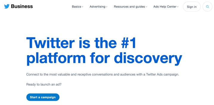 The Twitter Ads advertising platform