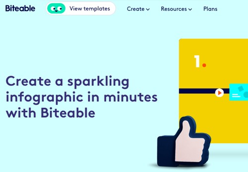 Create video infographics online with Biteable