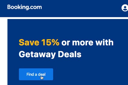 Email CTA example—find a deal