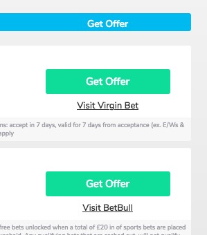 Get Offer CTA button example