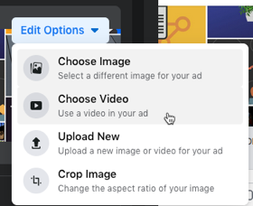 Use an engaging image or video for your ad