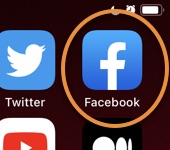 Open Facebook’s app on your phone