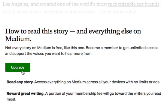 Some content on Medium is behind a paywall