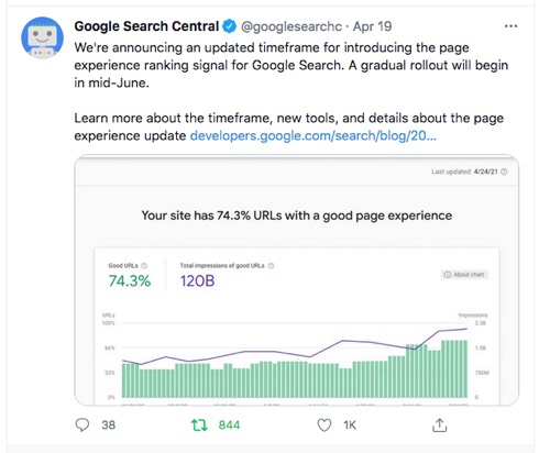 Google’s Page Experience SEO update