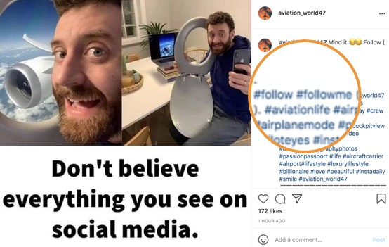 Using hashtag CTAs to attract more followers on Instagram