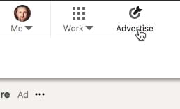 Advertise on LinkedIn to help attract followers
