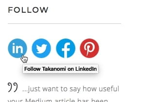 Add a follow button to your website