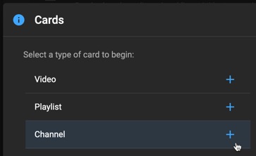 Add a card to your video to encourage viewers to subscribe