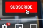 A subscribe button is displayed on hover that allows viewers to immediately