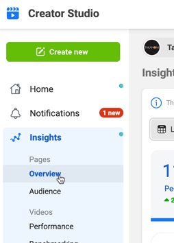 See your Facebook reach from within Creator Studio
