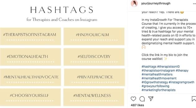 How to make social media posts engaging—use appropriate hashtags