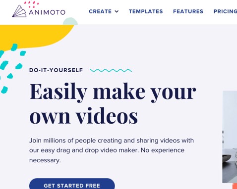 Make video content with Animoto