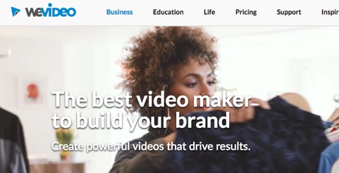 Make video content with WeVideo