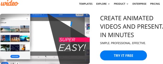 Make video content with Wideo