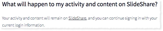 Content will remain on SlideShare after the Scribd acquisition