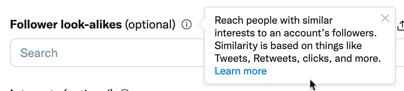 How to use Twitter ads? Try targeting follower look-alikes