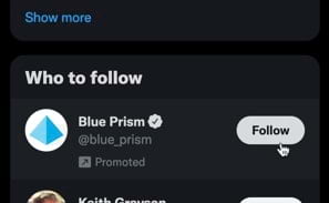 Twitter follower ads can also appear in the sidebar on desktop