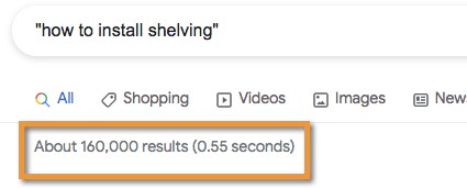 Keyword research (SEO) shows us this keyword also has relatively high levels of competition