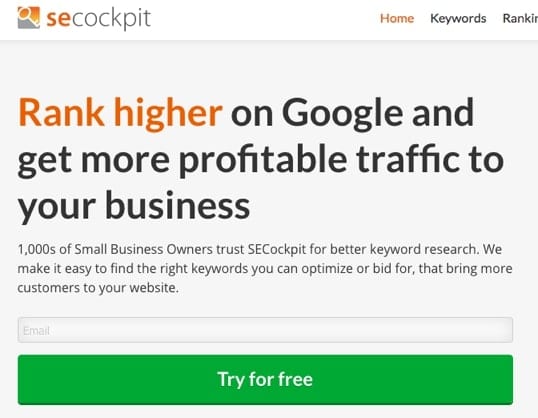 SECockpit’s suite of keyword research tools
