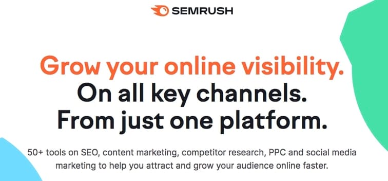 SEMRush provides a keyword suggestion tool within its suite of tools