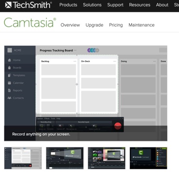 Use Camtasia for video editing, making it useful for creating high value lead magnets