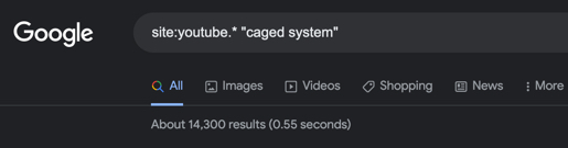 Look on Google to see how many videos there are on YouTube related to a keyword