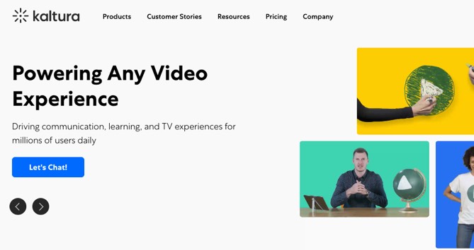 Kaltura video hosting for business