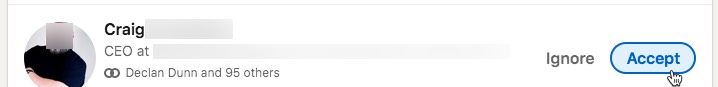accept linkedin invite