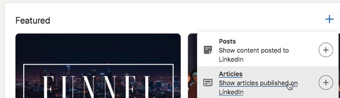 Feature articles on your profile linkedin-featured-articles.jpg