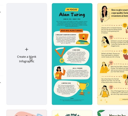 Creating an infographic on Canva from repurposed blog content