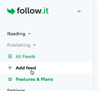 Add a feed to follow.it