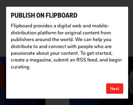 Publish on Flipboard