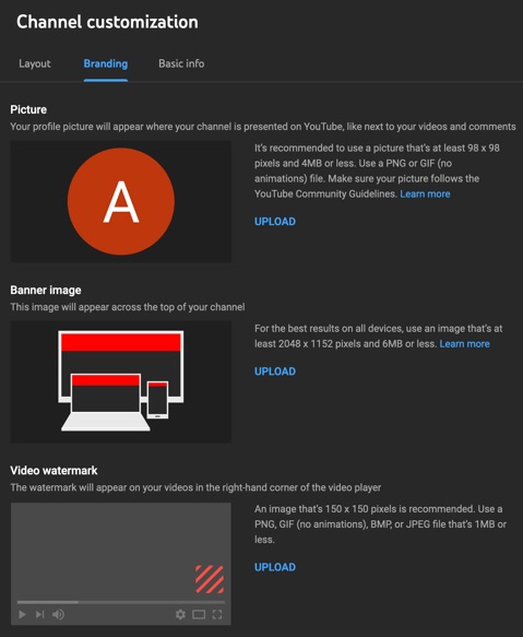 How to Set up and Customize Your  Channel