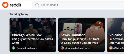 Reddit front page