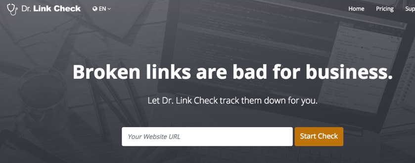 Drlinkcheck.com broken link checker